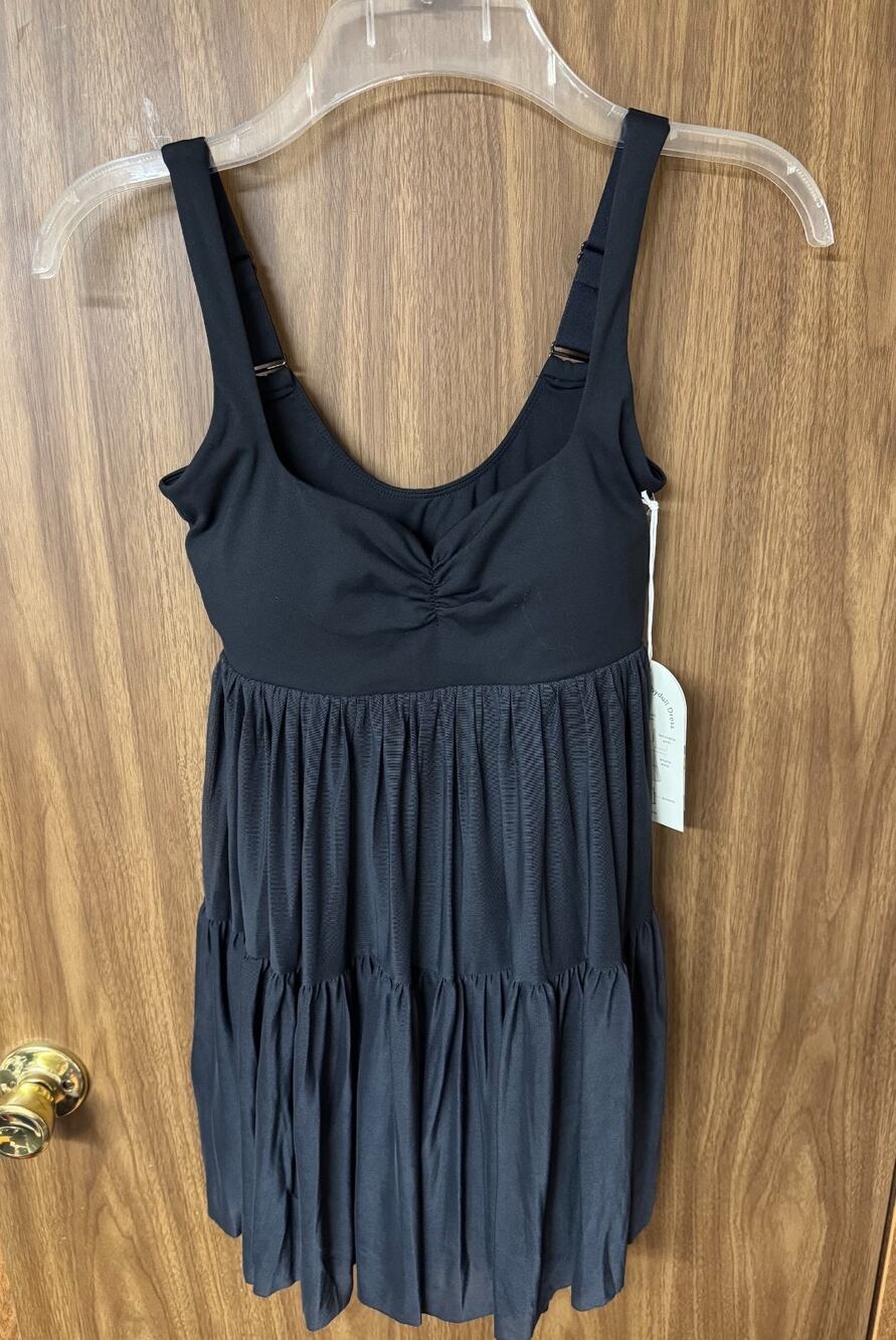Blogilates Sweetheart Babydoll Dress in Black - XS